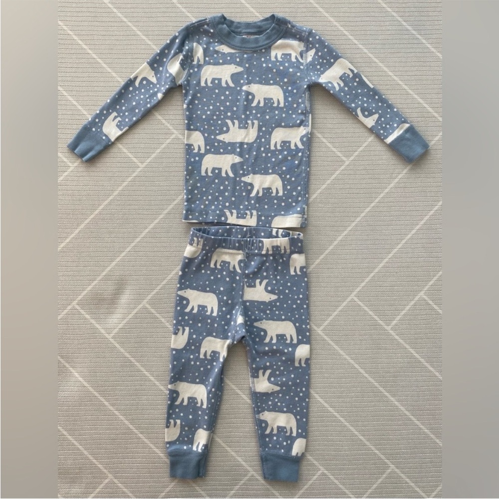 Hanna Andersson Organic Polar Bear Pajama Set (US 2T) *See Matching Women’s Lg*